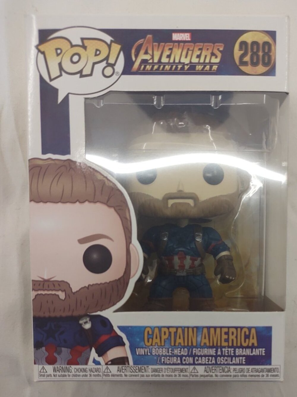 Funko Pop Captain America 288 Avengers Infinity War Vinyl